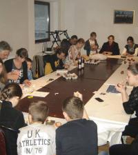 Tehnika grebanja, šaranja voskom i preslikavanje listova biljaka