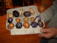 Tehnika grebanja, šaranja voskom i preslikavanje listova biljaka