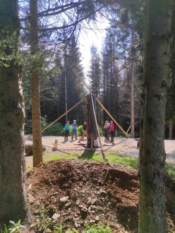 Izrada drvene skulpture Sv. Bernarda od Aoste